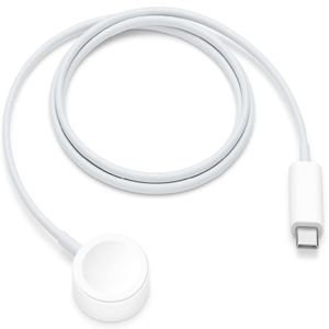 Cable De Carga Para Apple Watch Usb C En Blanco