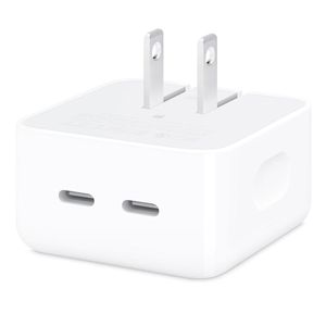 Cargador Apple - Corriente Compacto De 35 W Con Dos Puertos USB-C